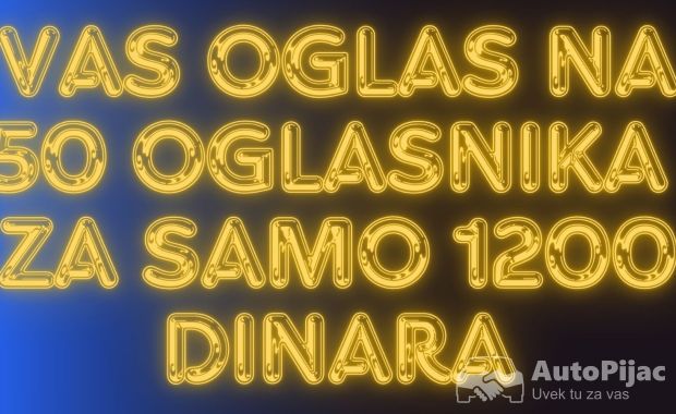 Usluzno postavljamo oglase umesto vas